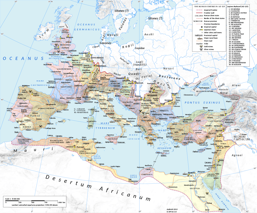 Cronologia Imperio Romano: Monarquía, República, Imperio