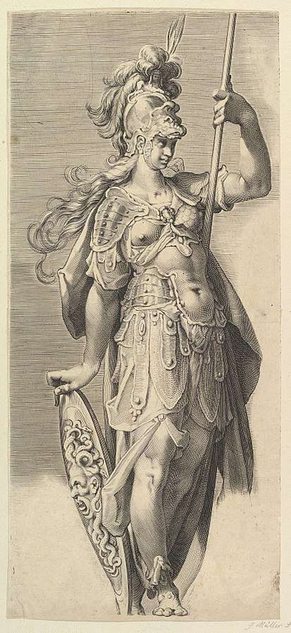 Minerva la diosa de la sabiduría, la guerra y el arte